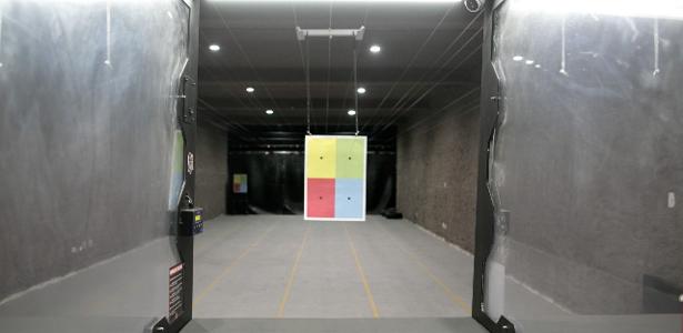 Baia para prática de tiro