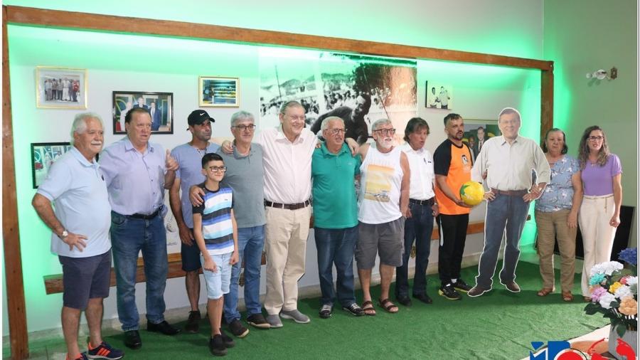 Milton Neves na Casa da Cultura de Muzambinho