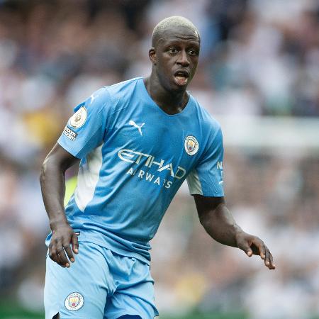 Benjamin Mendy, jogador do Manchester City, não entra em campo desde agosto de 2021.