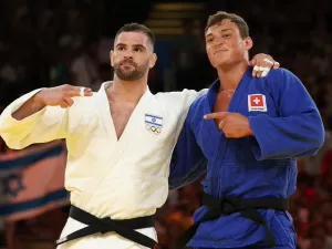 Judô: Juiz aponta bronze a suíço, luta volta após VAR e israelense vence 