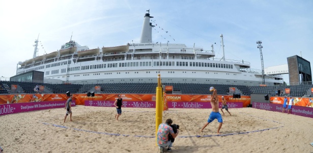 SS Rotterdam será pano de fundo para disputas do Mundial - Divulgação/FIVB