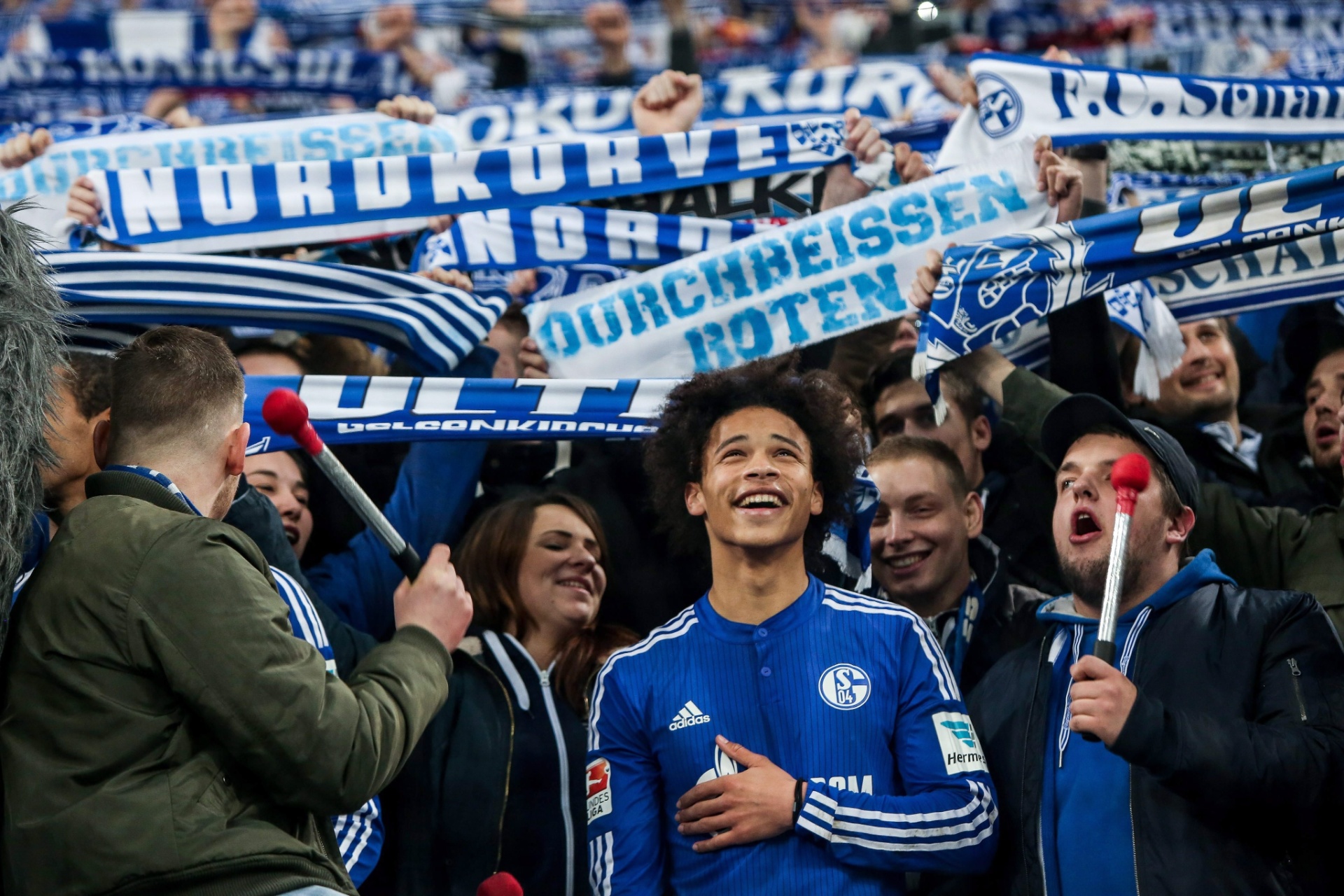 Leroy Sané, jogador do Schalke 04 - MAJA HITIJ/EFE/EPA