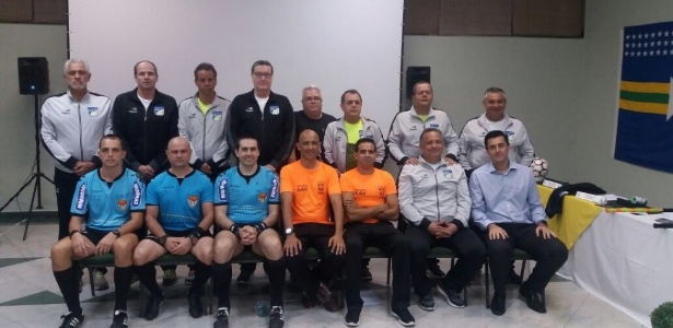 Equipe de arbitragem para o jogo entre Brasilis e Taquaritinga - Divulgação/CBF