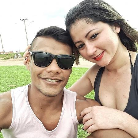 Raulian Paiva com Tieli Alves Medeiros: tragédia em 2018 - Acervo pessoal