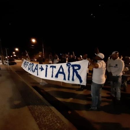 Organizada do Cruzeiro protesta contra Itair Machado - Divulgação