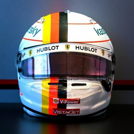 Vettel usa capacete em homenagem a Schumacher - Reprodução/Instagram