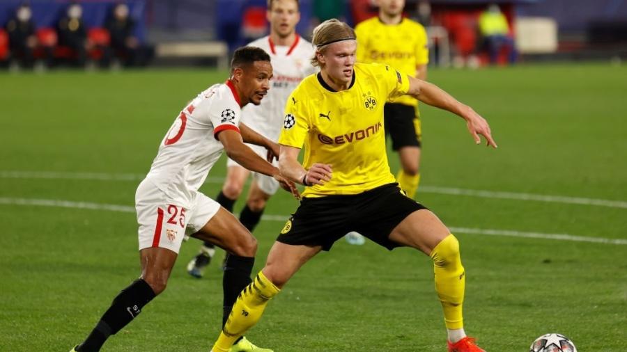 Sevilla e Borussia Dortmund jogam pela Liga dos Campeões - Daniel Gonzalez Acuna/picture alliance via Getty Images