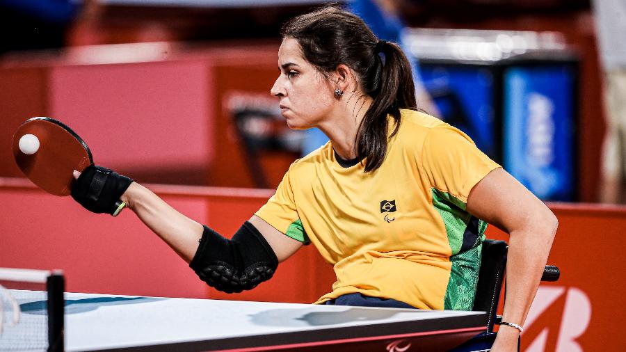 Cátia Oliveira está na semifinal das classes 1 e 2 no tênis de mesa nas Paralimpíadas 2020 - Wander Roberto/CPB