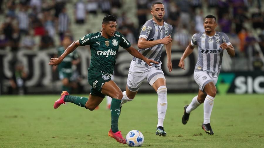 Rony, do Palmeiras, na partida contra o Ceará, pelo Campeonato Brasileiro - Cesar Greco / Palmeiras