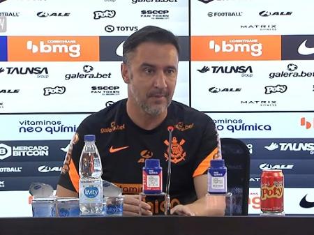 Vitor Pereira diz por que Palmeiras está à frente do Corinthians e desabafa: 'Não faço milagre'