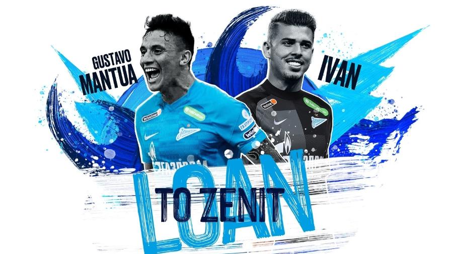 Zenit anuncia as chegadas por empréstimo de Gustavo Mantuan e Ivan - Reprodução