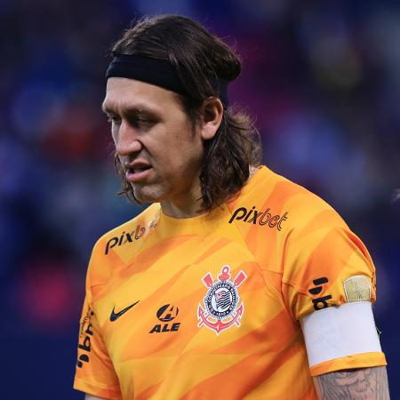 Cássio se lamenta durante Del Valle x Corinthians, duelo da Libertadores - Franklin Jacome/Agencia Press South/Getty Images