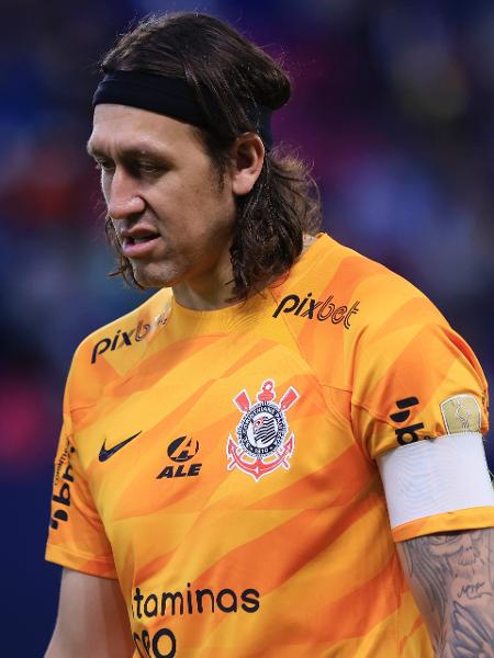Cássio se lamenta durante Del Valle x Corinthians, duelo da Libertadores - Franklin Jacome/Agencia Press South/Getty Images