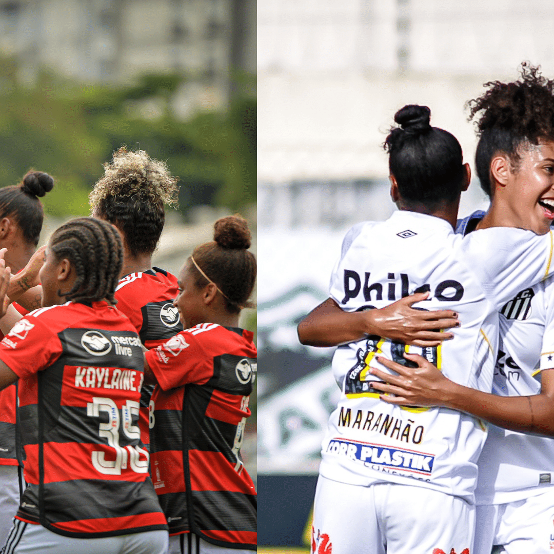 FLAMENGO 1 X 3 SANTOS, MELHORES MOMENTOS, QUARTAS DE FINAL BRASILEIRÃO  FEMININO 2023