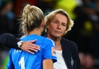 Federação alemã pretende manter treinadora após eliminação na Copa 2023 - PATRICK HAMILTON/AFP