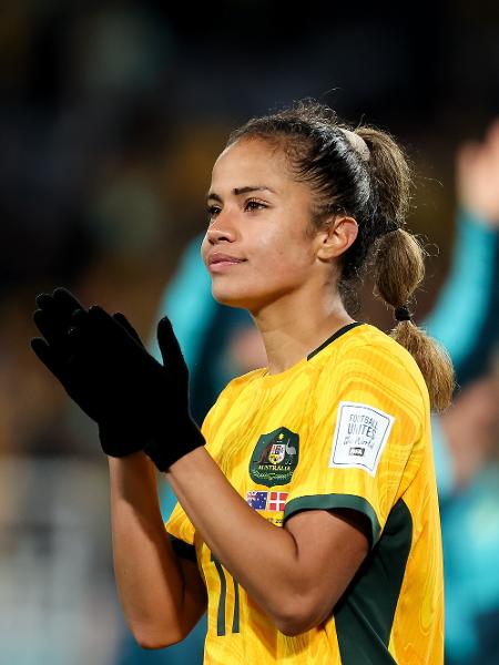 Mary Fowler, da Austrália, disputa sua primeira Copa do Mundo feminina