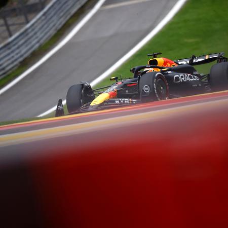 Max Verstappen durante treino livre para o GP da Bélgica da F1