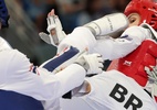 Taekwondo: Com VAR duplo e chute raro, Juma perde na estreia em Paris - David Gray/AFP