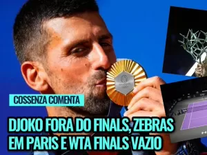 Cossenza Comenta: Djokovic fora do Finals, zebras em Paris e fiasco da WTA