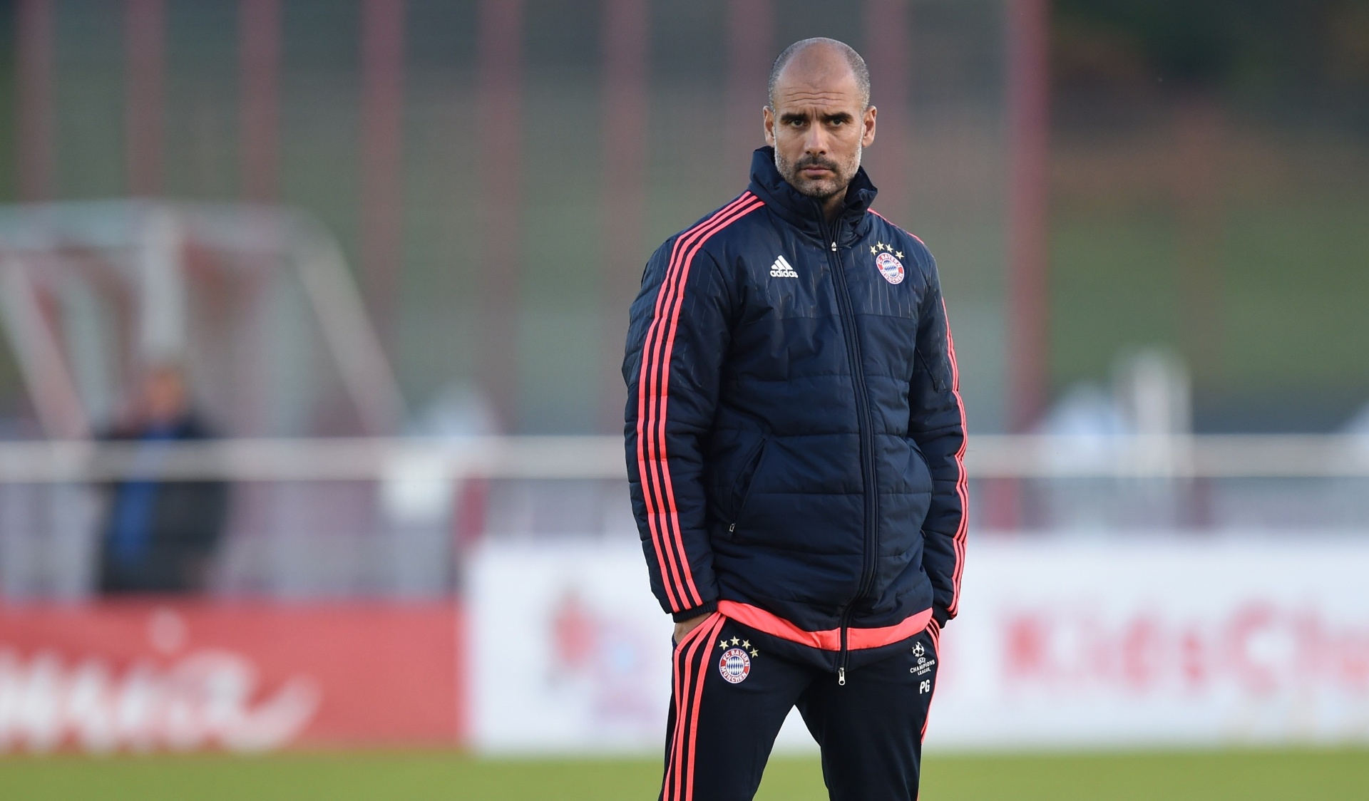 Pep Guardiola, técnico do Bayern de Munique, em 2015 - AFP PHOTO / CHRISTOF STACHE