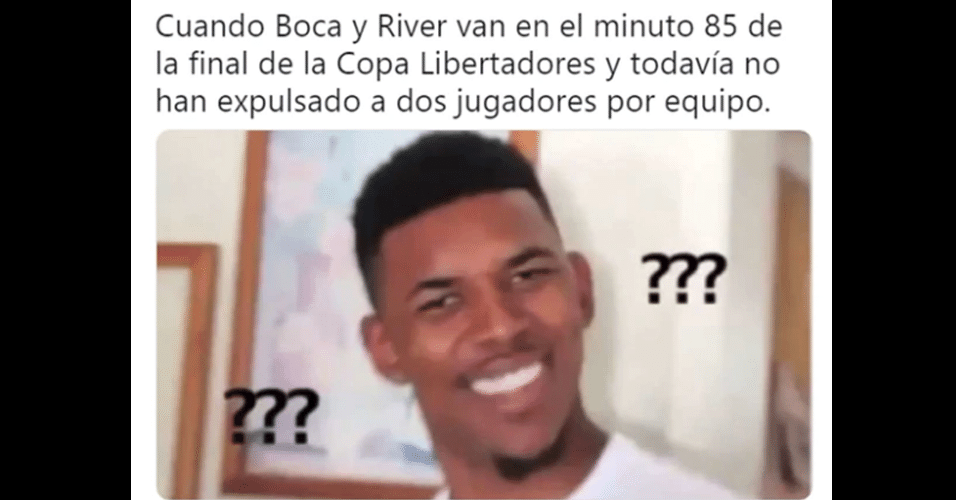 Meme final Libertadores 11/11/2018 - Reprodução/Twitter