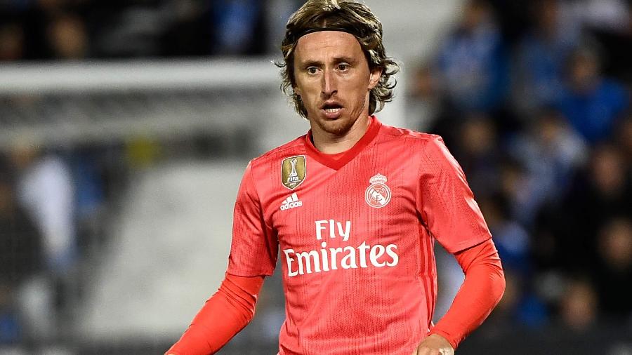 Luka Modric, na partida Leganés 1 x 1 Real Madrid - Pierre-Philippe Marcou/AFP