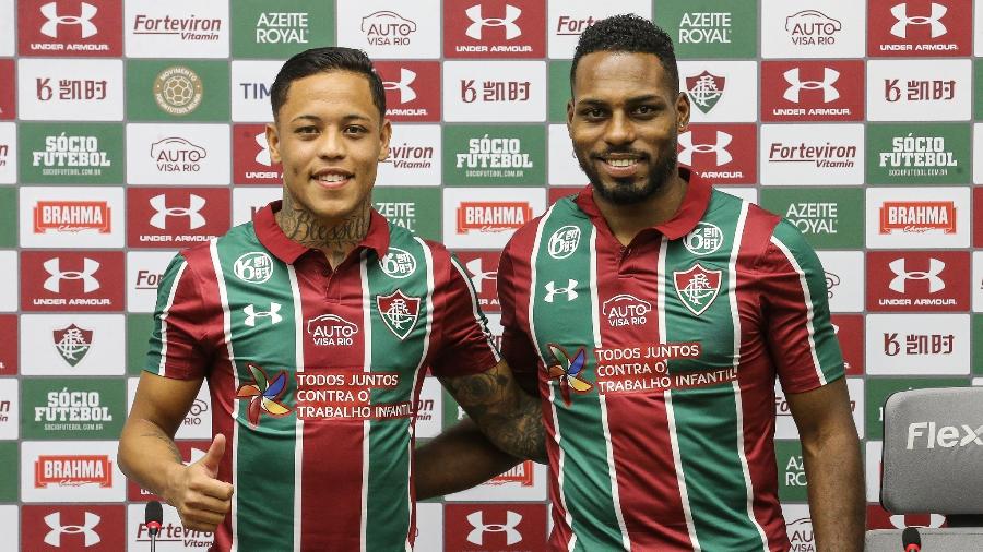 Orinho e Luccas Claro foram apresentados no Fluminense - Lucas Merçon/Fluminense FC