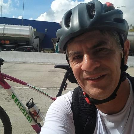 Professor José Luís Simões saiu de Recife (PE) rumo a São José dos Campos (SP) de bicicleta - Arquivo Pessoal