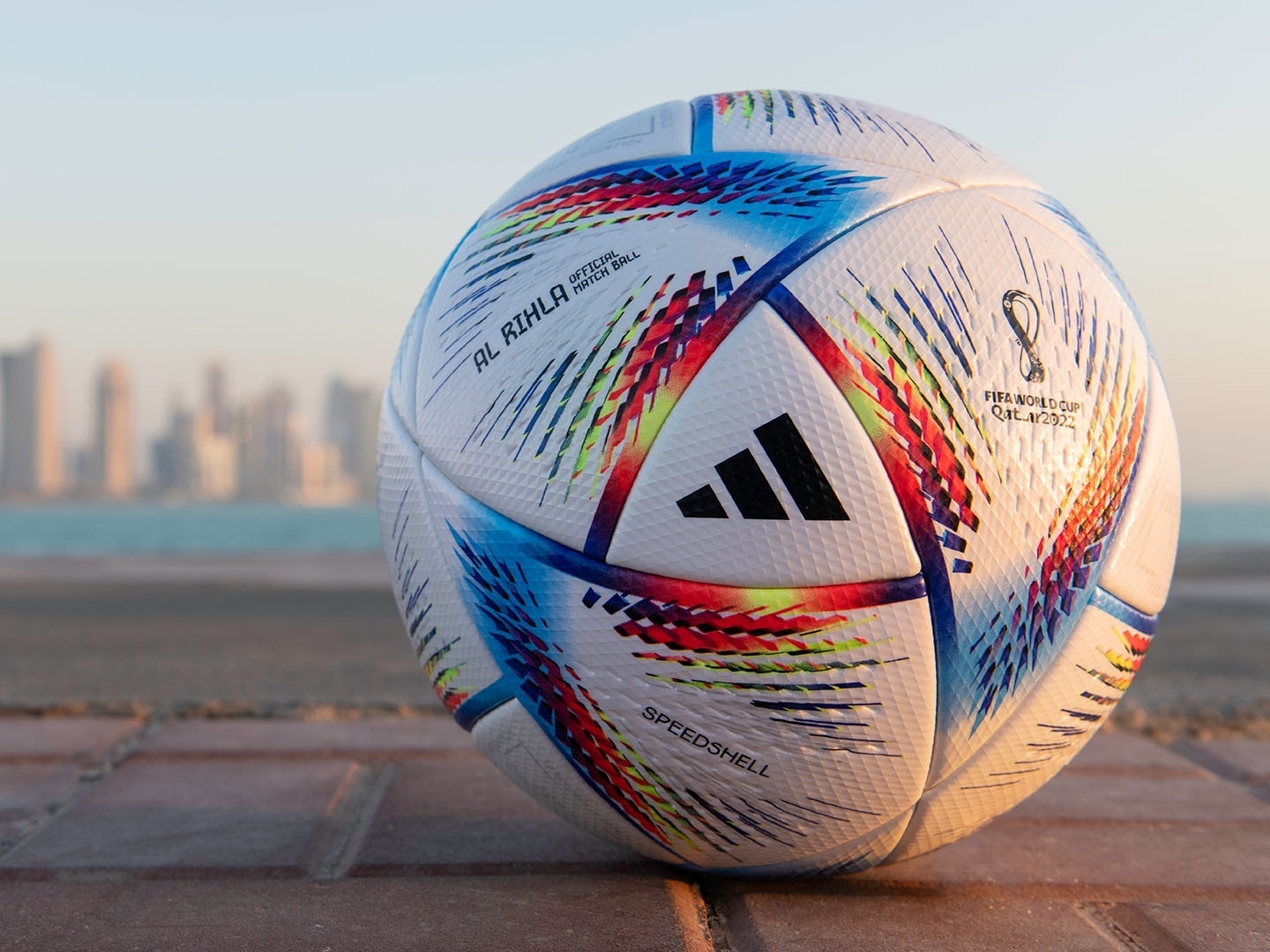 Quatar Doha 18 De Julho De 2022 : Oficial Adidas Fifa Bola De