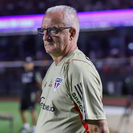 Dorival Júnior, técnico do São Paulo, durante jogo contra Flamengo