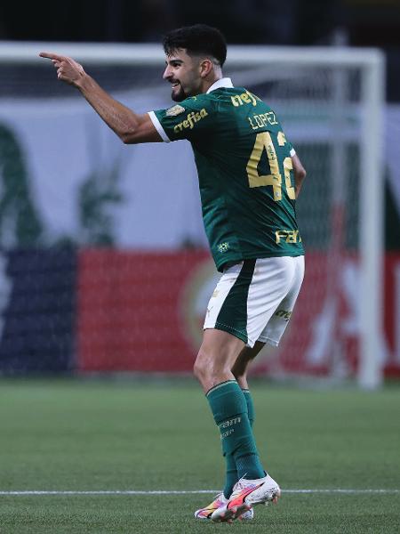 Flaco López balançou as redes para o Palmeiras no duelo contra o Liverpool-URU, válido pela Libertadores