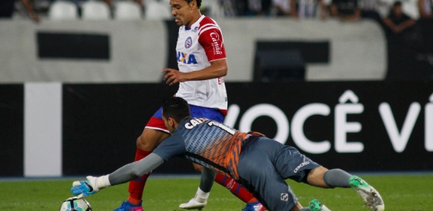 Gatito faz defesa em jogo contra Bahia - Luciano Belford/AGIF - Luciano Belford/AGIF