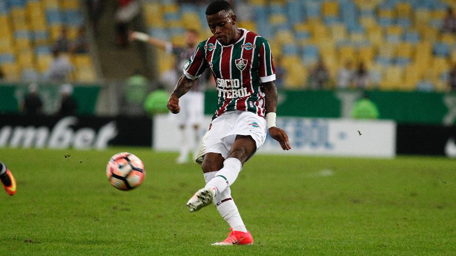 Marcos Calazans em ação pelo time principal do Fluminense - Nelson Perez/Fluminense F.C.