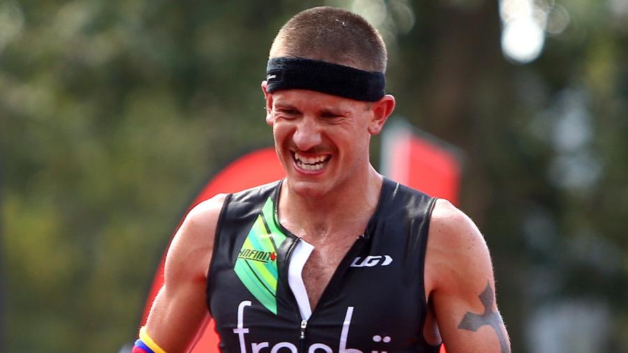 Sanders trocou a cocaína pelo triatlo e logo se tornou triatleta profissional - Charlie Crowhurst/Getty Images for Ironman