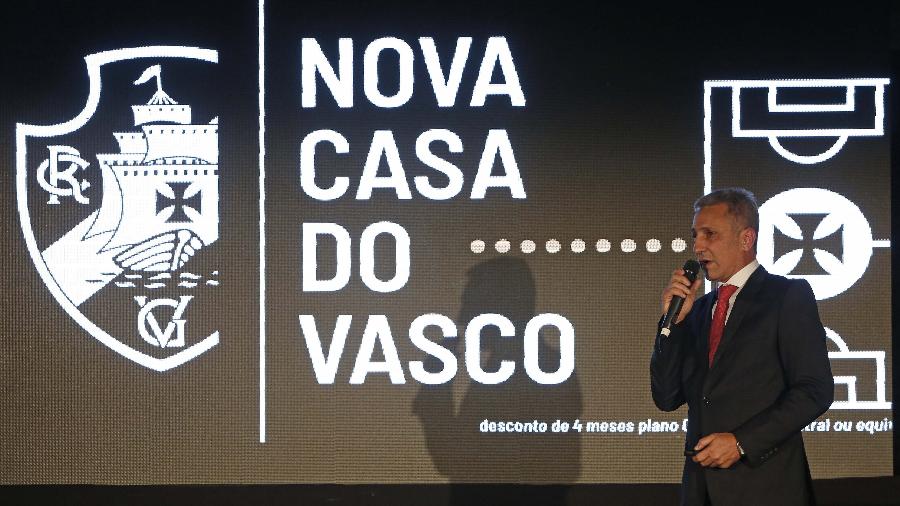 Presidente do Vasco, Alexandre Campello discursa em evento sobre projeto de construção do CT do clube - Rafael Ribeiro / Site oficial do Vasco