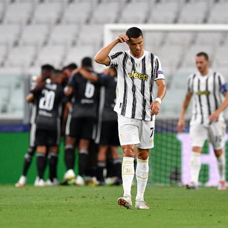 Cristiano Ronaldo, da Juventus, lamenta gol do Lyon - Valerio Pennicino