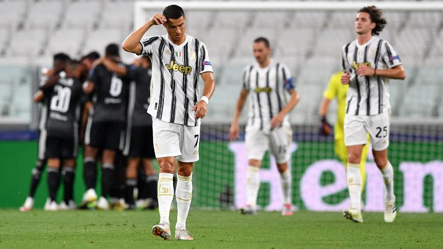 Cristiano Ronaldo, da Juventus, lamenta gol do Lyon - Valerio Pennicino