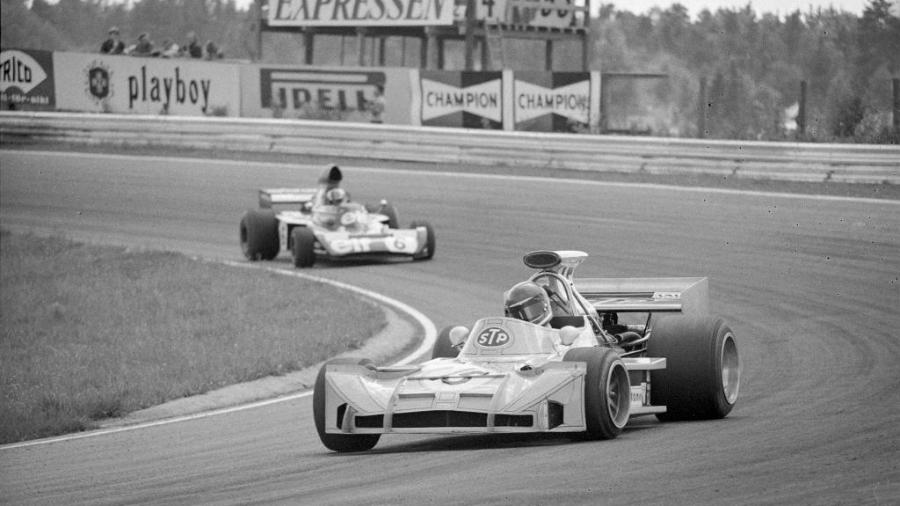 Mike Beuttler, da March-Ford, no GP da Suécia em 1973: morte em decorrência da Aids aos 48 anos - Blick Sport/RDB/ullstein bild via Getty Images
