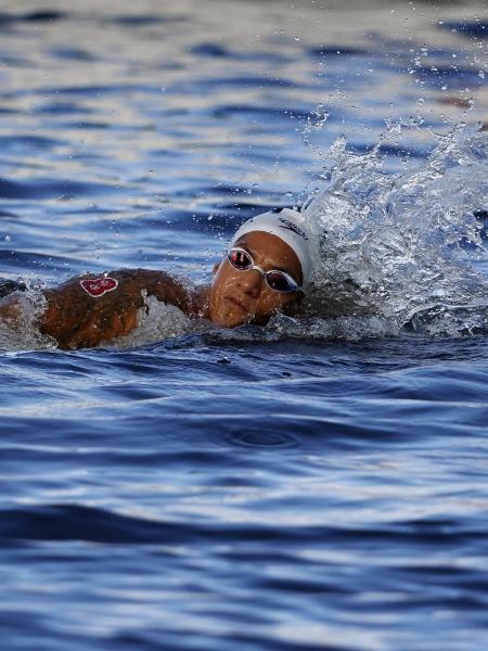 Ana Marcela Cunha ficou na 3ª posição na etapa de Soma Bay da Copa do Mundo de Maratonas Aquáticas. - Satiro Sodré/SSPress/CBDA