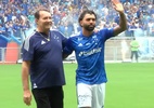 Gabigol ganha mosaico e é apresentado pelo Cruzeiro: 