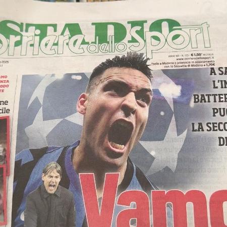 Jornais italianos repercutem presença de Lautaro na semifinal da Liga dos Campeões