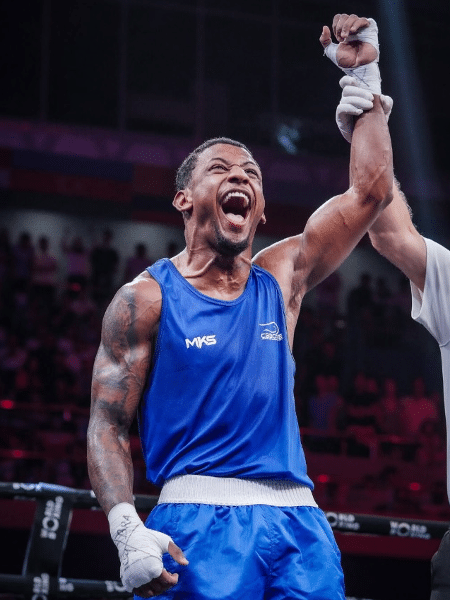 Yuri Falcão conquistou o ouro nos 65kg masculino na Copa do Mundo de Boxe, etapa do Cazaquistão - Reprodução Instagram Official World Boxing