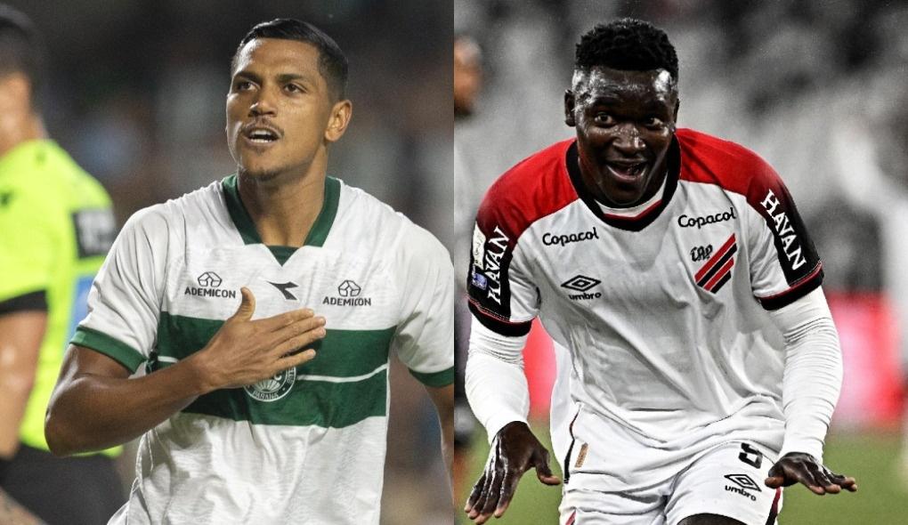 Pedro Rocha, do Coritiba, e Kevin Viveros, do Athletico-PR - undefined