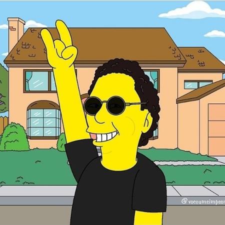 Casagrande versão Os Simpsons - Reprodução/Instagram