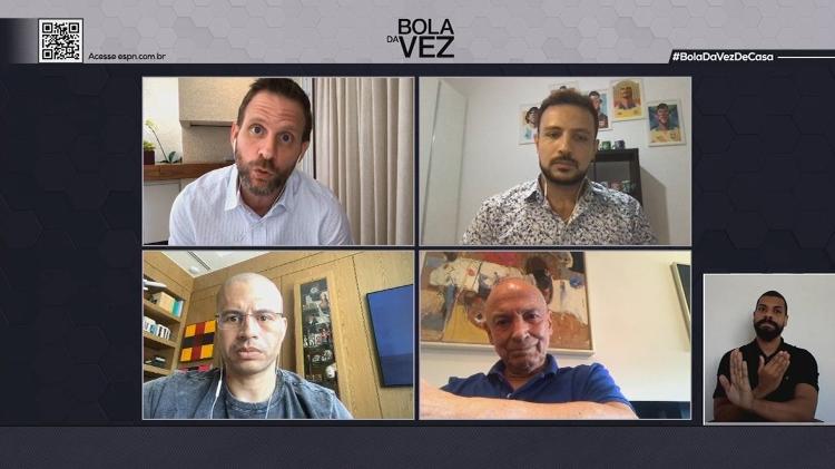 Gravação do programa Bola da Vez com o técnico Jesualdo Ferreira - Divulgação/ESPN Brasil - Divulgação/ESPN Brasil
