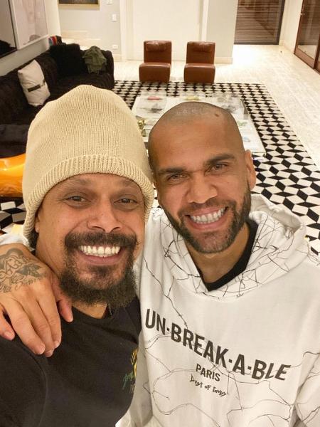 Marcelo Falcão e Daniel Alves - Reprodução