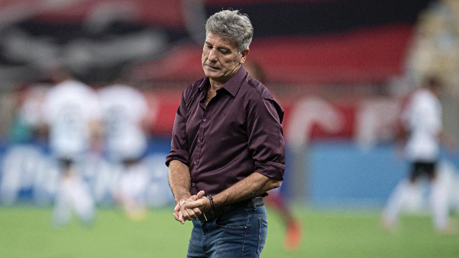 Renato Gaúcho, técnico do Flamengo, lamenta gol do Grêmio pelo Brasileirão - Jorge Rodrigues/AGIF