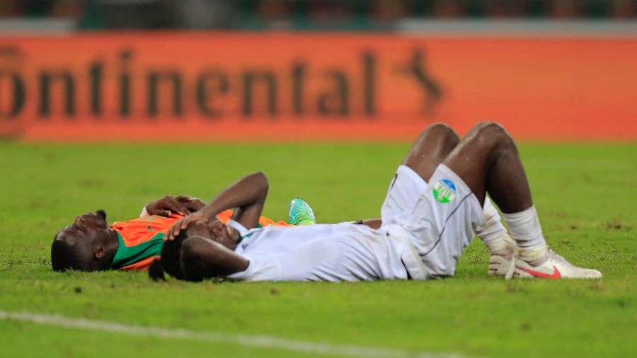 Eric Bailly, da Costa do marfim, lamenta eliminação da Copa das Nações africanas - REUTERS