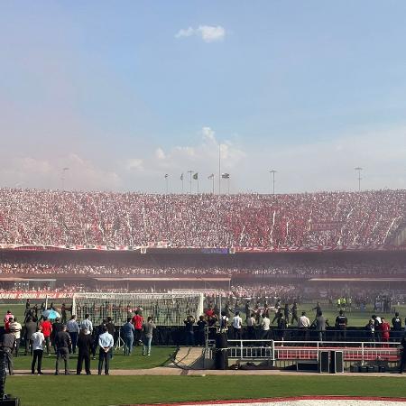 Morumbi lotado para a final entre São Paulo e Flamengo