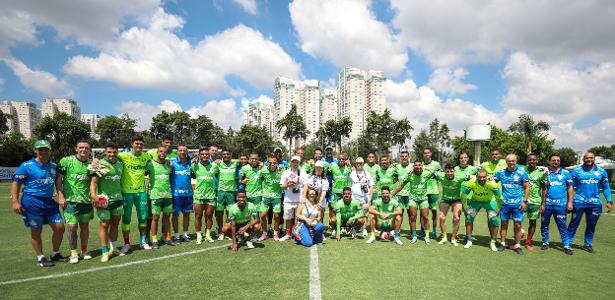 Palmeiras realiza ação em treino em apoio ao Dia Internacional da Síndrome de Down